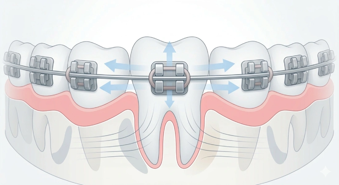 diagram of how braces work